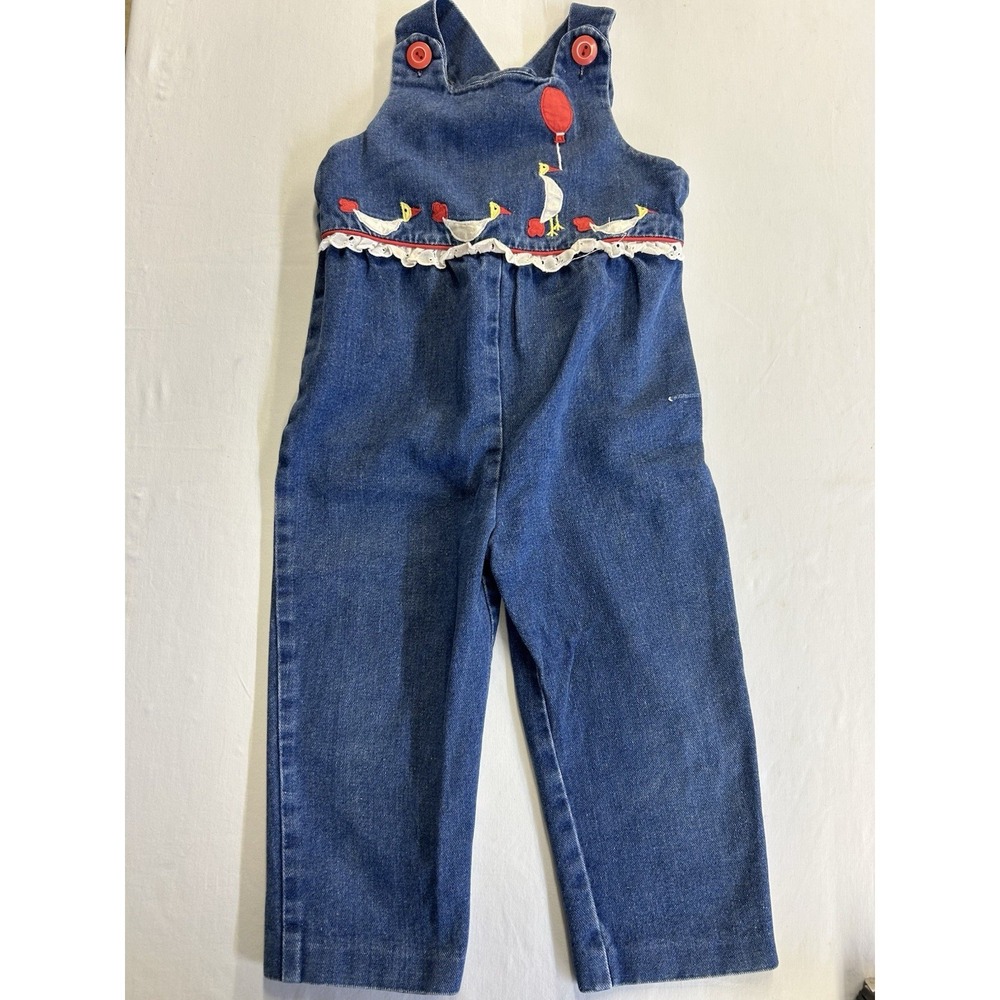 Vintage Overalls Alyssa Brand Size 3T Denim Girls